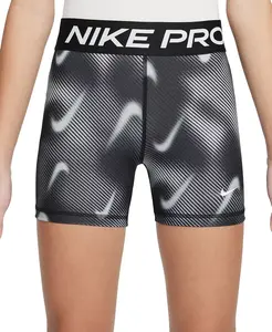 Большие девочки Pro Dri-FIT 3" шорты Nike, красный