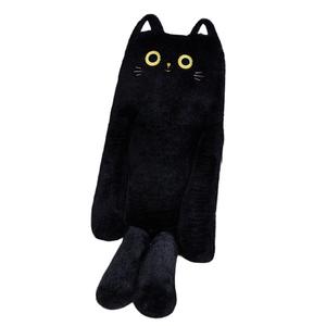 Милые ультрамягкие плюшевые куклы котят высота 80cm/100cm/130cm MLING, черный