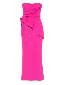 Платье макси с пайетками chiara boni, розовый