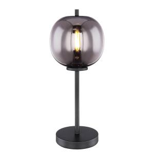 Настольная лампа Globo Lighting Blacky, копченое стекло / железо - 1-свет