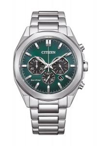 Мужские наручные часы CITIZEN, зеленый