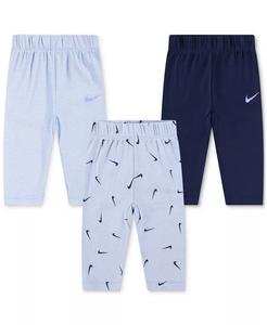 Брюки без шнурков для маленьких мальчиков и девочек Essentials, упаковка из 3 шт Nike, синий