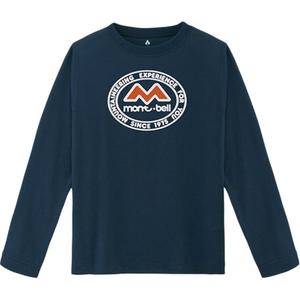 Футболка для детей Crew Neck Moderate MONTBELL, marine/nv