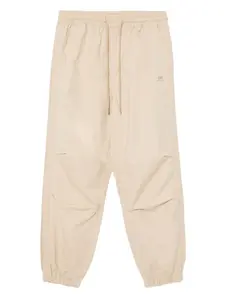 Брюки с вышитым логотипом Chocoolate, бежевый