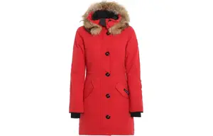 Женский пуховик Canada Goose, красный