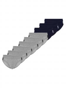 SCHIESSER Трусы '95/5 Stretch - Organic Cotton' в крапчатом сером