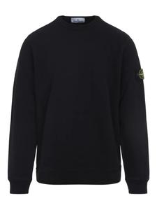 Толстовка с круглым вырезом и нашивкой-логотипом Stone Island, черный