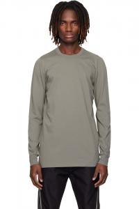 Rick Owens Серая футболка с изображением храма, размер LS