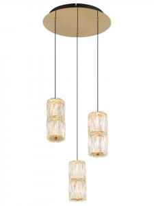 Подвесной светильник «Стефани» из золота