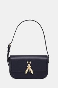 Кожаная сумка Patrizia Pepe, темно-синий