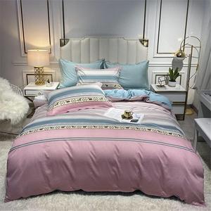 SkiPdr Комплект постельного белья из хлопка с принтом и молнией