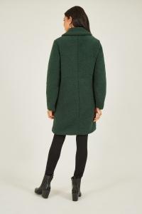 Плюшевое пальто Yumi, зеленый
