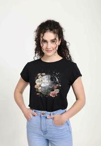 Футболка с принтом STAR WARS: CLASSIC FLORAL DEATH STAR Star Wars, черный