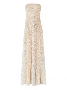 Платье с пайетками Genny, нейтральный