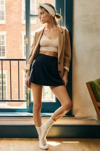 Бесшовный бюстгальтер без косточек с Т-образной спиной от Anthropologie Jenny, светлый песок