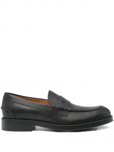 Кожаные лоферы TOD'S, черный