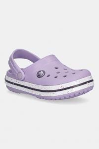 Детские шлепанцы CROCBAND SPECKLED BAND CLOG Crocs, фиолетовый