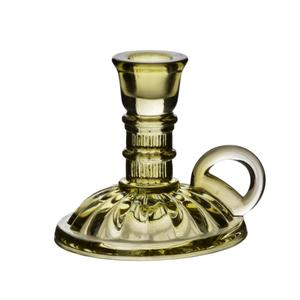 Подсвечник Mondex зеленый, прозрачный, 6/6/12 см