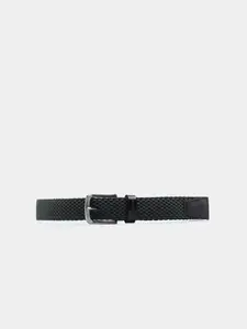 Мужской эластичный плетеный ремень Lion Of Porches, темно-зеленый