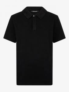 Рубашка-поло из хлопка Roberto Cavalli, черный