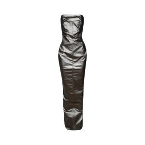 Платье Rick Owens Strapless Bustier Gown, цвет Gun Metal