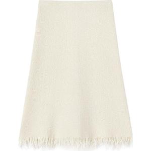 JIL SANDER Повседневная длинная юбка для женщин Ivory