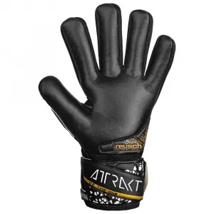 Перчатки Reusch Attrakt Silver NC Finger Support goalkeeper, черный