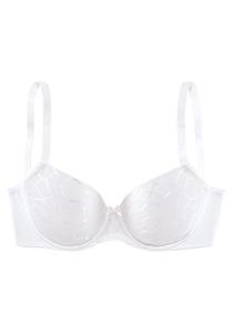 Бюстгальтер-футболка Lascana, белый