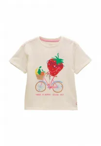 Футболка с коротким рукавом и графическим принтом от fundays Joules, Cream