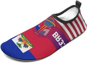 Пляжная обувь Calculay Guyana - Trinidad с флагом Кейптауна (5x3 фута), обувь для плавания и пляжа для мужчин и женщин, обувь для йоги в бассейне, кроссовки для серфинга, 9/10women,7/8men Style-8