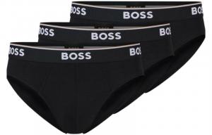 Набор трусов Boss Logo с поясом, 3 шт HUGO BOSS, черный
