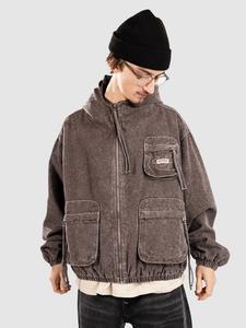 Зимняя куртка True Religion Big T Cinched Jacke, brown acid wash