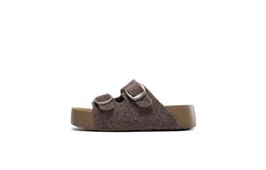 BELLE Женские противоскользящие устойчивые к истиранию шлепанцы Brown, цвет Brown