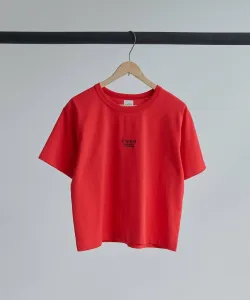 Компактная футболка с вышитым логотипом COEN, цвет Red