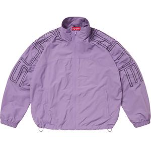 Supreme Вышитая спортивная куртка, Dark Purple/Dusty Purple