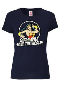 Футболка LOGOSHIRT Shirt Wonder Woman, ночной синий
