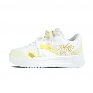 Удобные, нескользящие, износостойкие низкие кеды для скейтбординга, унисекс Anta, белый