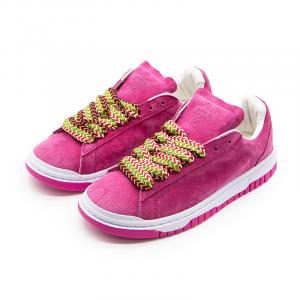 Повседневные антискользящие и износостойкие дышащие низкие кеды для скейтбординга унисекс цвета драконьего фрукта Shionpo