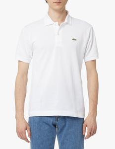 Поло с короткими рукавами классического кроя Lacoste, цвет Bianco