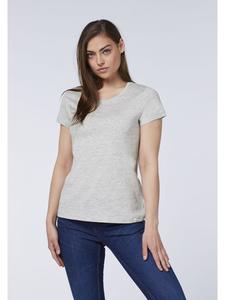 Футболка в стильном простом стиле серого цвета. Detto Fatto