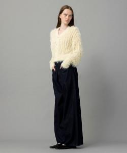 Кардиган из пушистой вязки