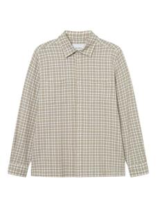 Рубашка в клетку Les Deux с нагрудным карманом, зеленый