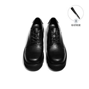 Туфли на платформе унисекс с низким верхом черного цвета Kami Anger