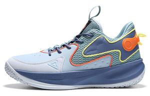 Баскетбольные кроссовки мужские низкие бледно-голубые Peak