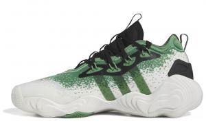 Кроссовки adidas Trae Young 3 Off White Preloved Green Black, зеленый