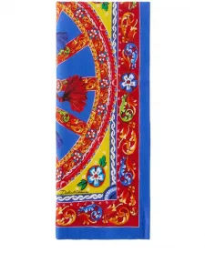 Набор из двух льняных салфеток Dolce & Gabbana, синий