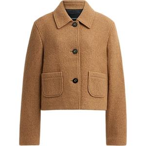 COACH Укороченное пальто FW24 женское Camel