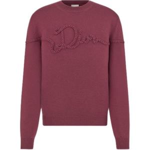 DIOR Свитер мужской бордовый