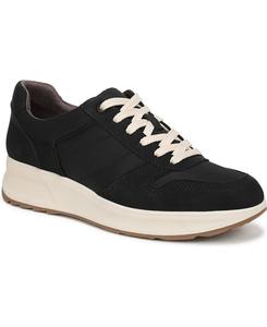 Женские кроссовки на платформе и шнуровке Revival LifeStride, Black Microsuede