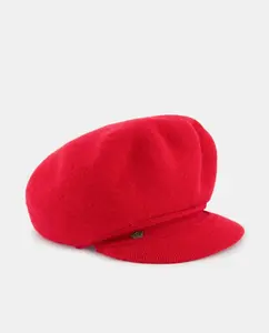 Вязаная шапка Tirabasso, бордовый